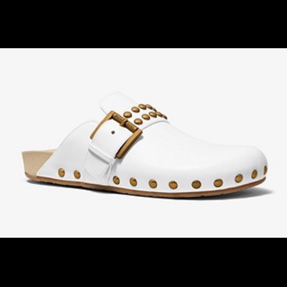 Michael Kors Robin Studded Leather Clog
